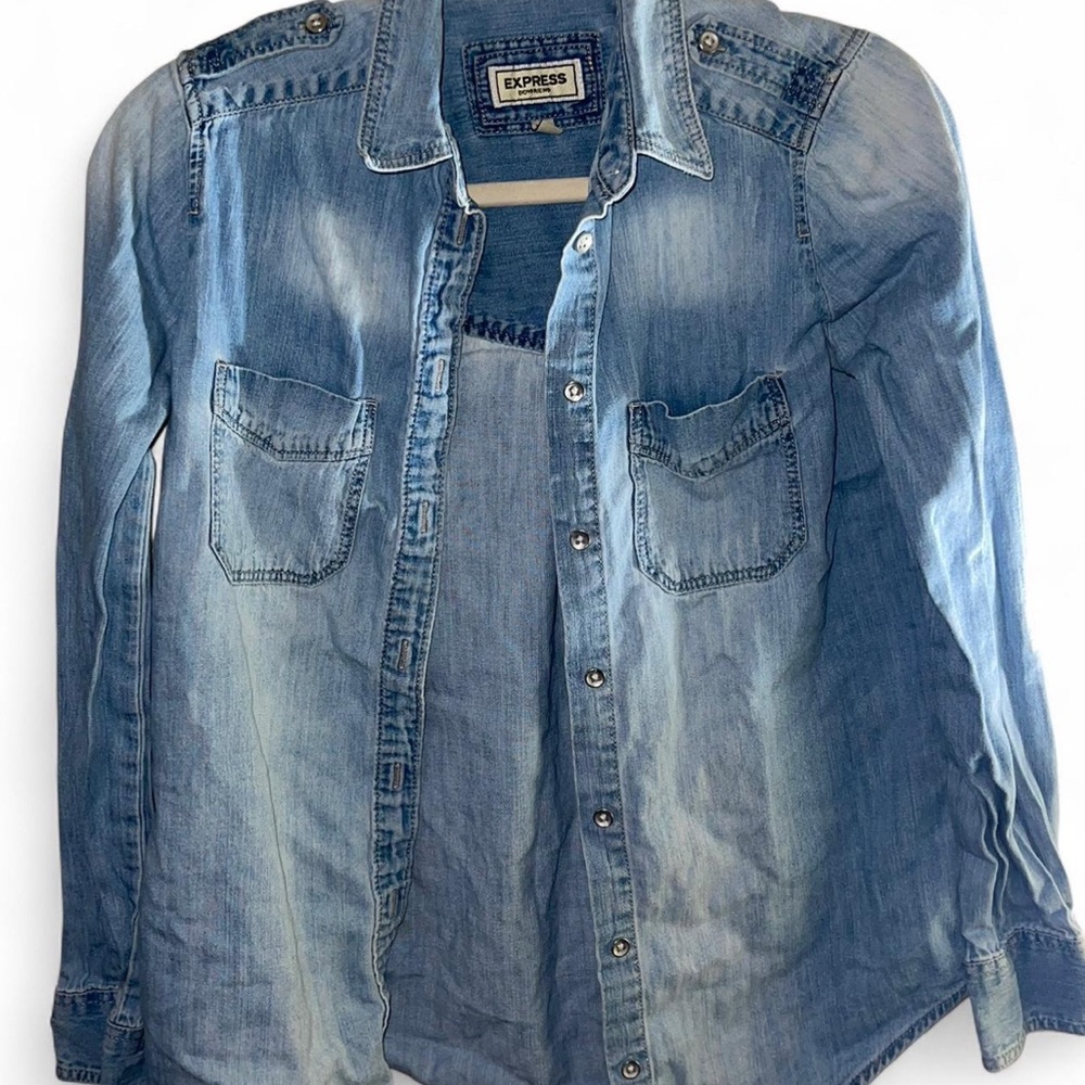 Express Light Blue Denim jacket